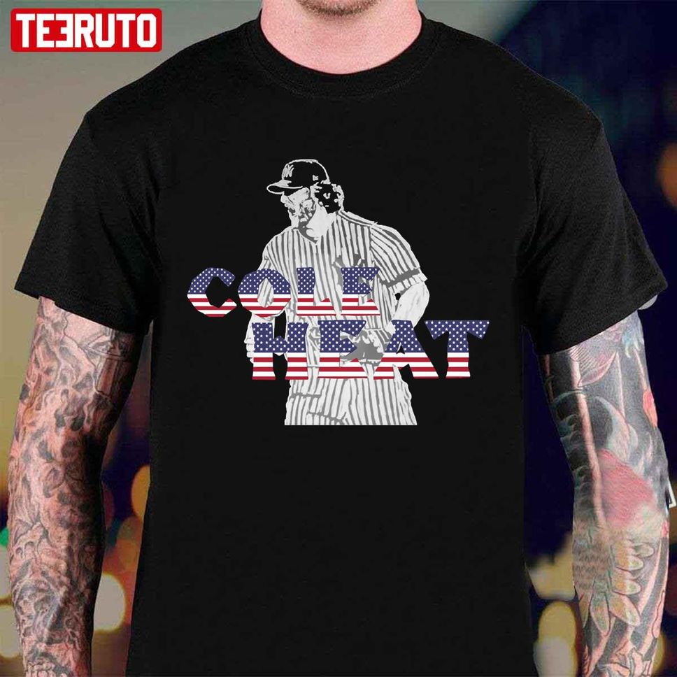 Nyy Gerrit Cole Heat Vintage America Flag Unisex TShirt