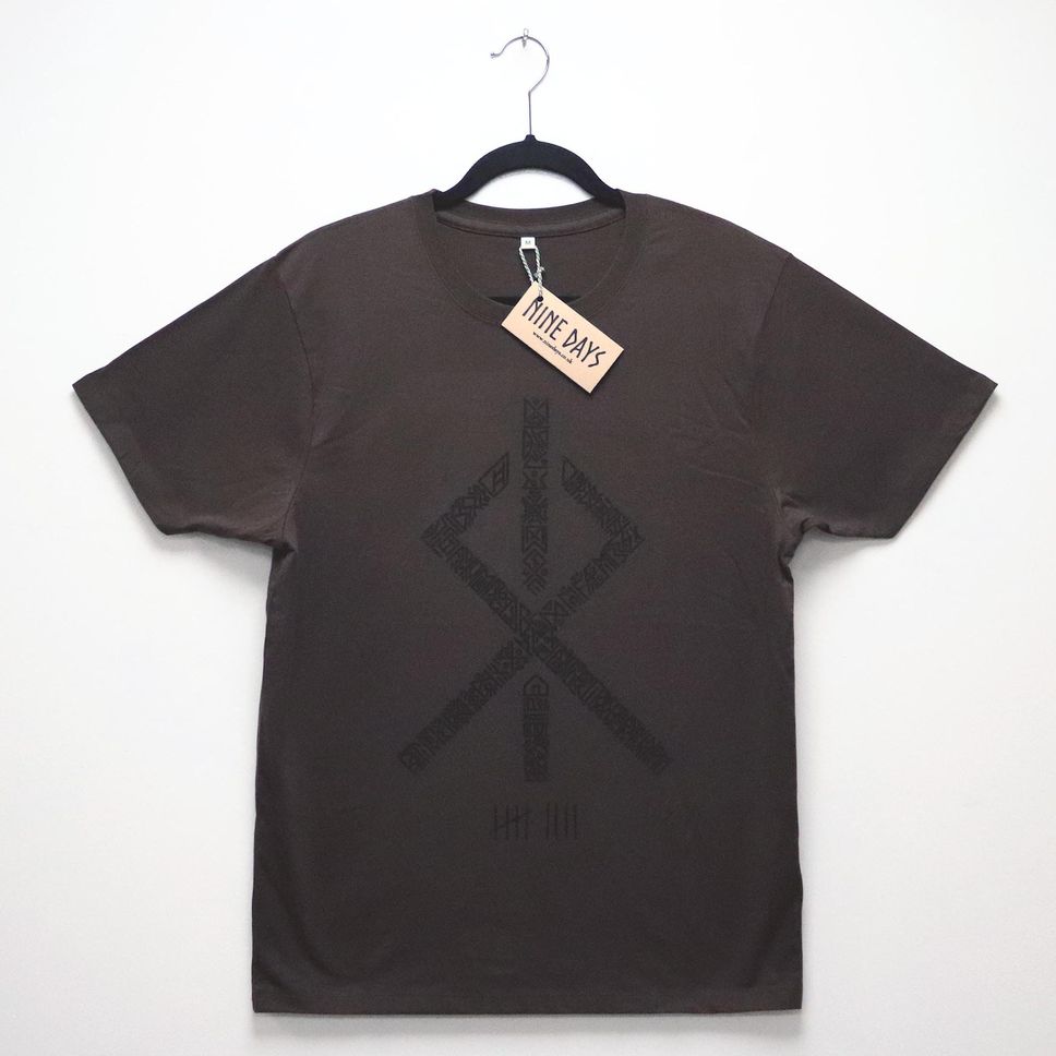 Odal Rune T Shirt Viking Organic Heathen Clothing