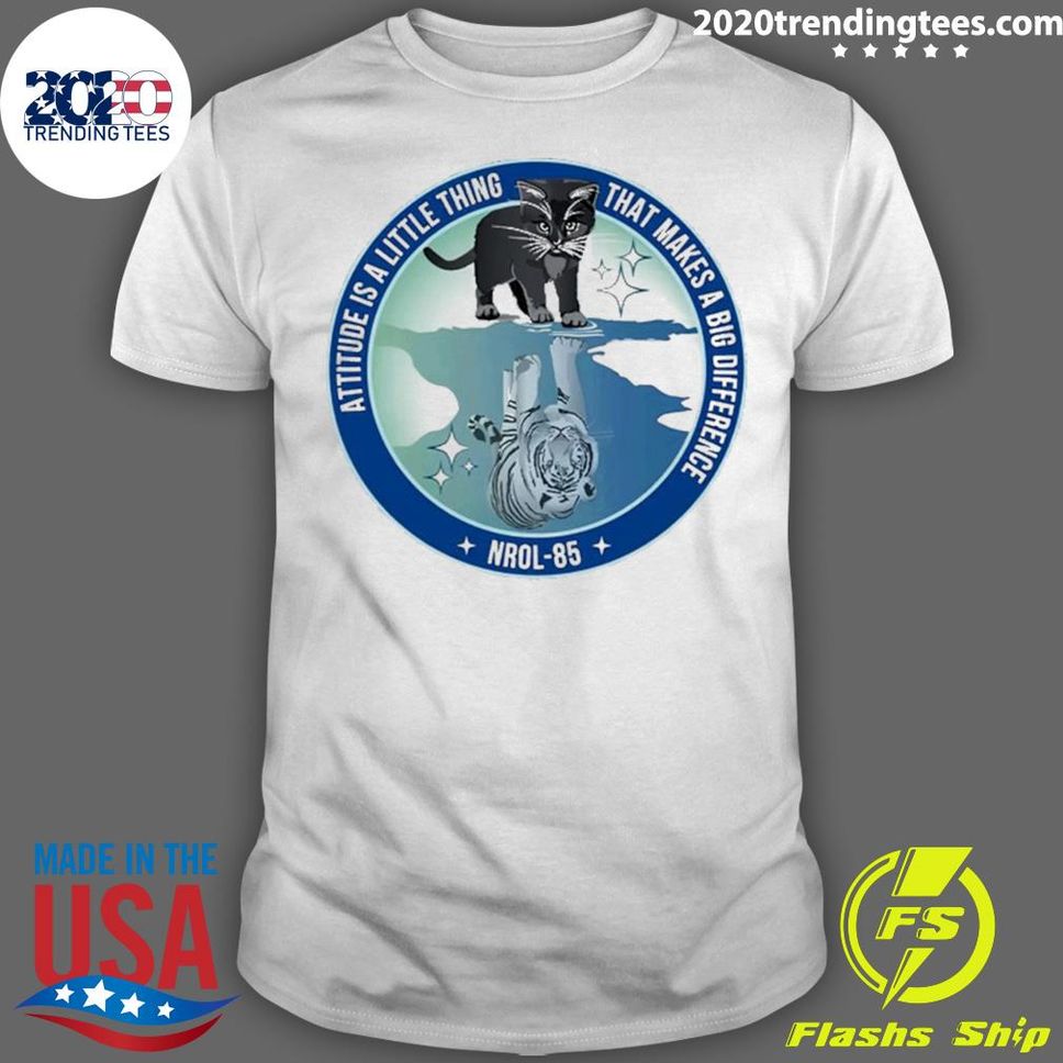 Official Attitude Is A Little Thing That Makes A Big Difference Nrol 85S Science Lover Shirt