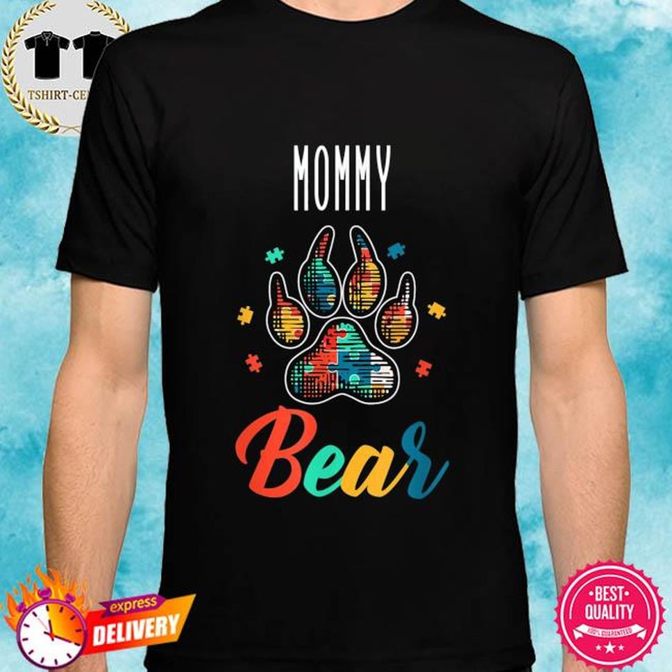 Official Autism awareness I love someone with autism bear shirt