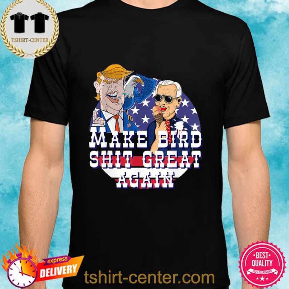 Official Biden bird poop Trump eagle bird shit biden republican shirt