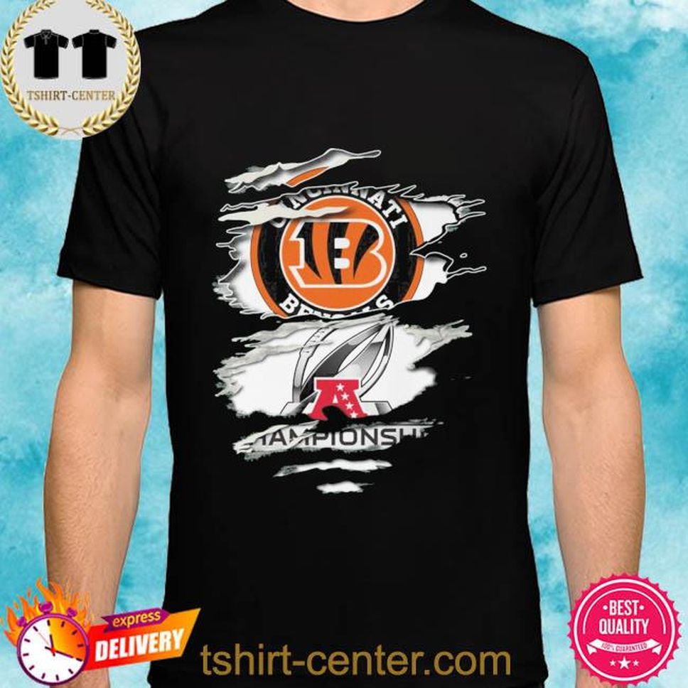 Official Blood Inside Me Cincinnati Bengals and American Football Conference championship shirt