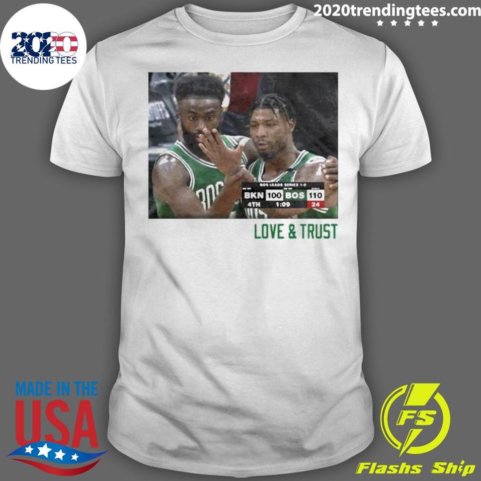 Official Boston Celtics Love Trust Tshirt