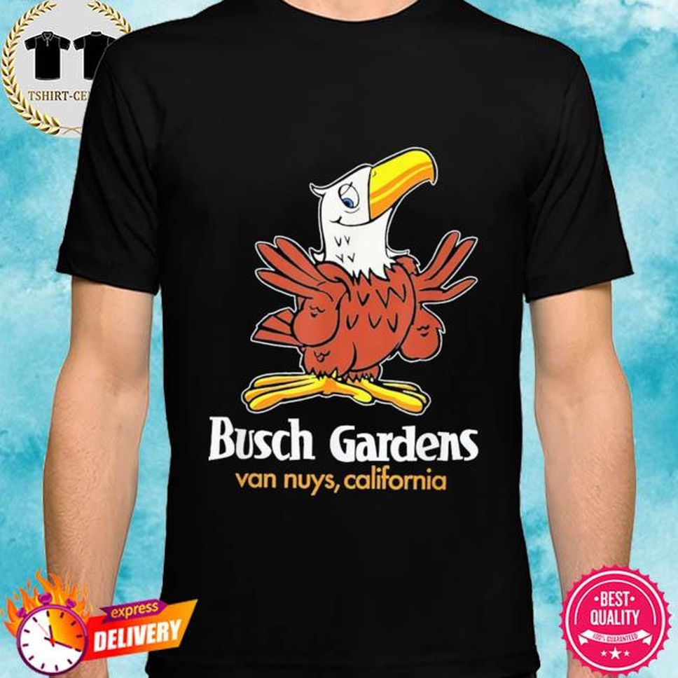 Official Busch gardens van nuys amusement park shirt