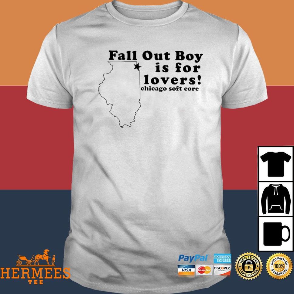 Official Fall out boy is for lovers chicago soft core shirt