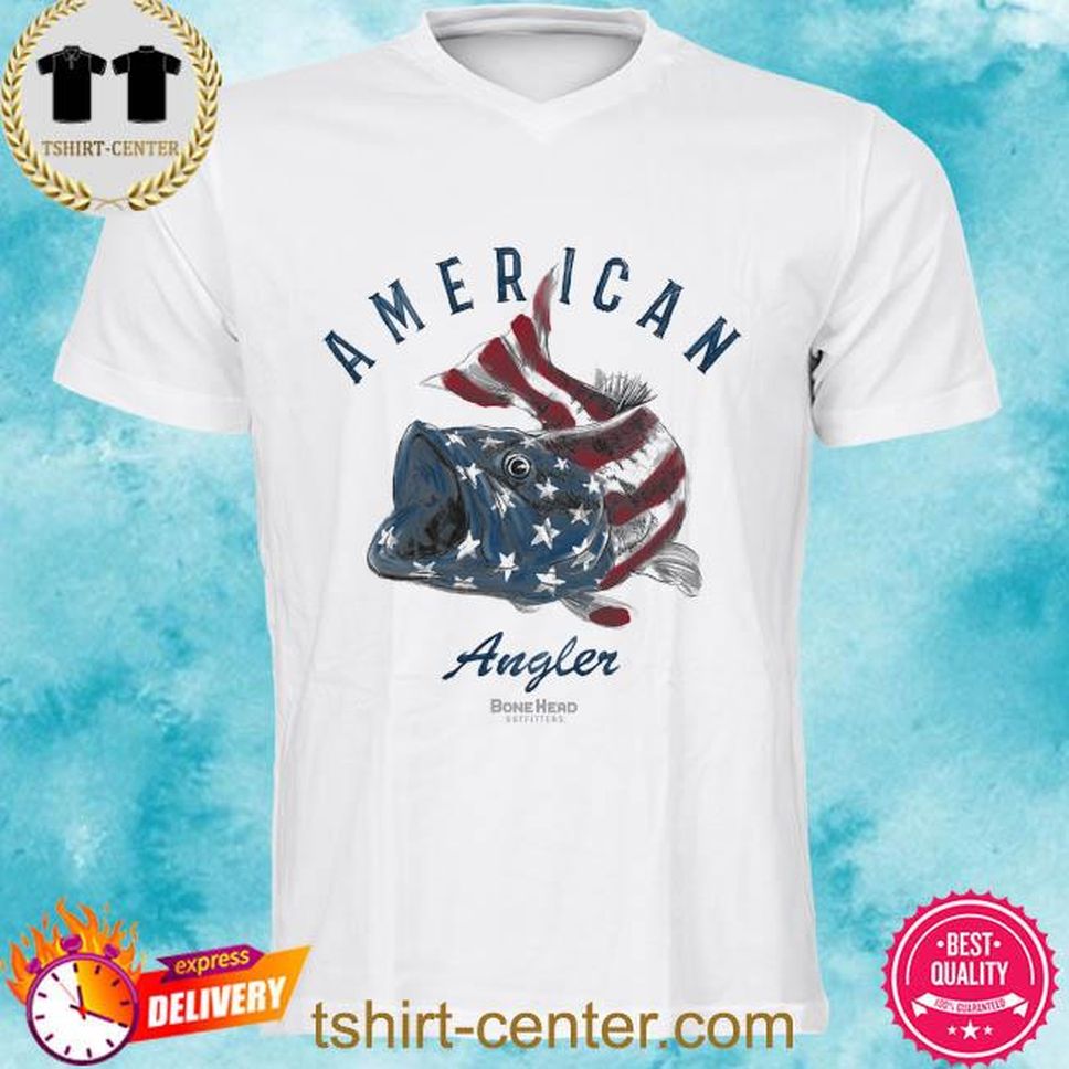 Official Fishing American Angler Bone Head Shirt