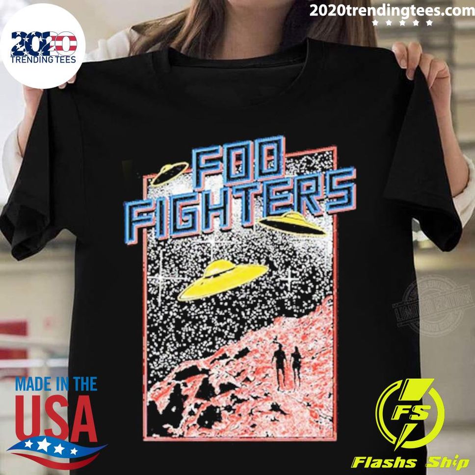 Official Foo Fighters Ufo Essential T Shirt