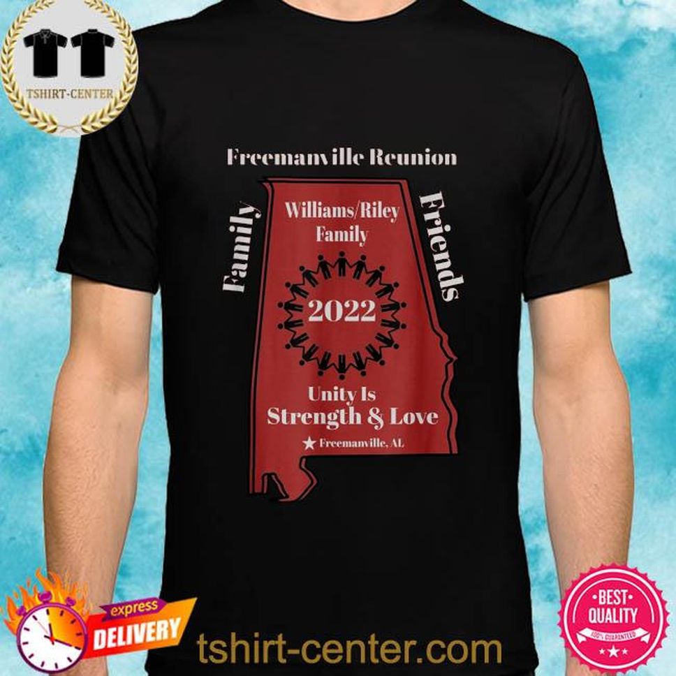 Official Freemanville Reunion Family Williams Riley Shirt