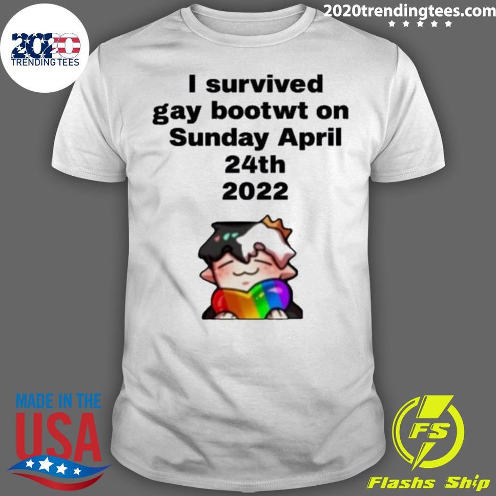Official I Survived Gay Booty On Sunday 24Th 2022 Shirt