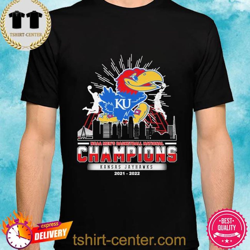 Official Kansas Jayhawks NCAA Men's Basketball National Champions 2021 2022 Shirt