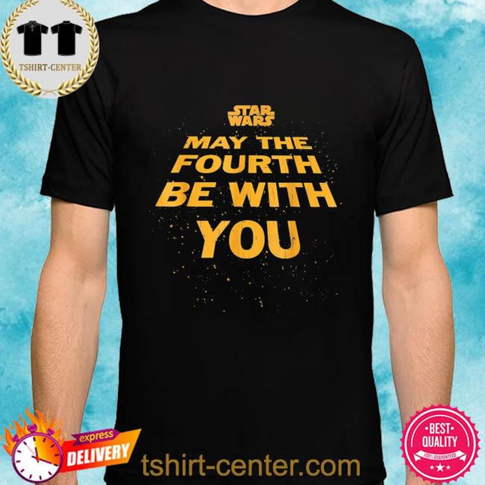 Official May The Fourth Be With You Tilted Logo Poster Shirt