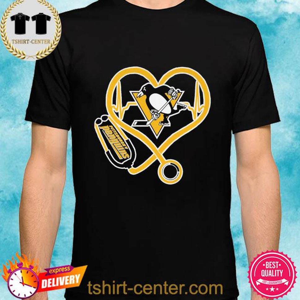 Official Nurse Heartbeat Pittsburgh Penguins logo shirt