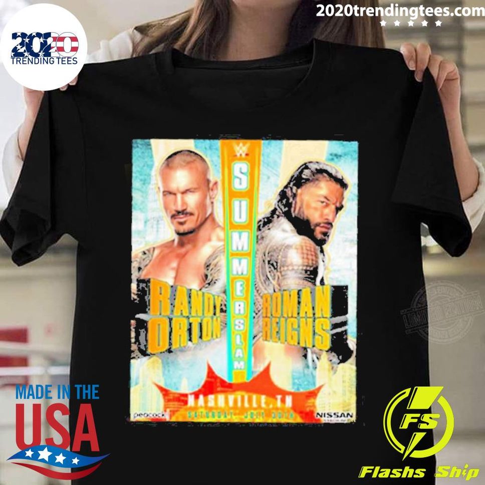 Official Randy Orton Vs Roman Reigns SummerSlam 2022 T Shirt