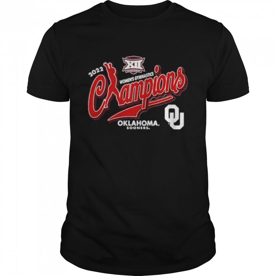 Oklahoma Sooners 2022 Big 12 Womens Gymnastics Conference Champions shirt