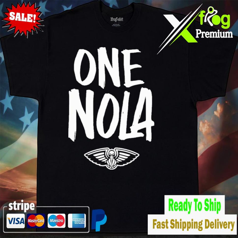 One Nola New Orleans Pelicans Shirt Tshirtblack