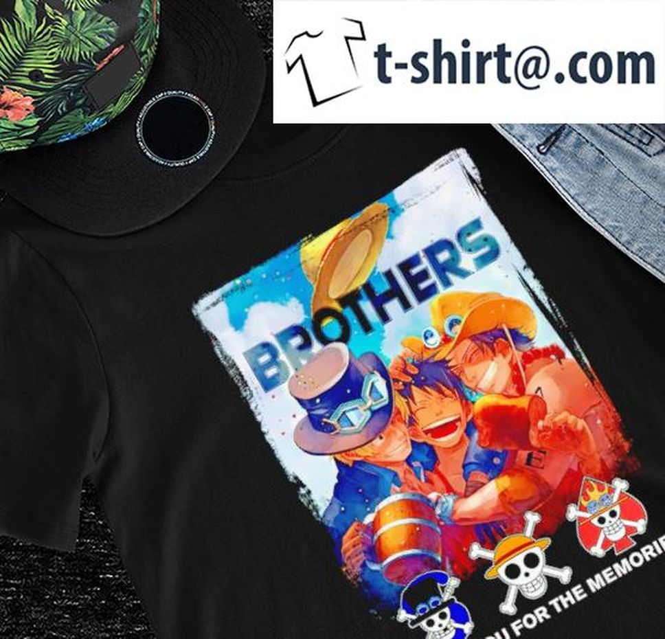 One Piece Brothers thank you for the memories Anime shirt