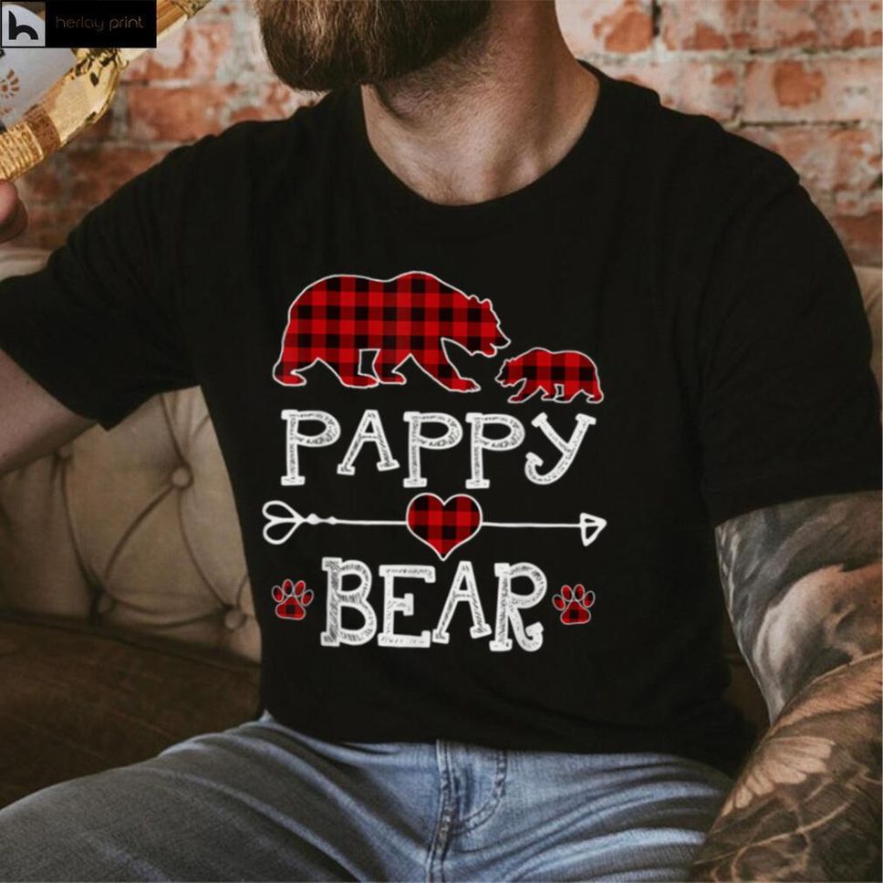 Pappy Bear Christmas Pajama Red Plaid Buffalo Family T Shirt Hoodie, Sweater Shirt