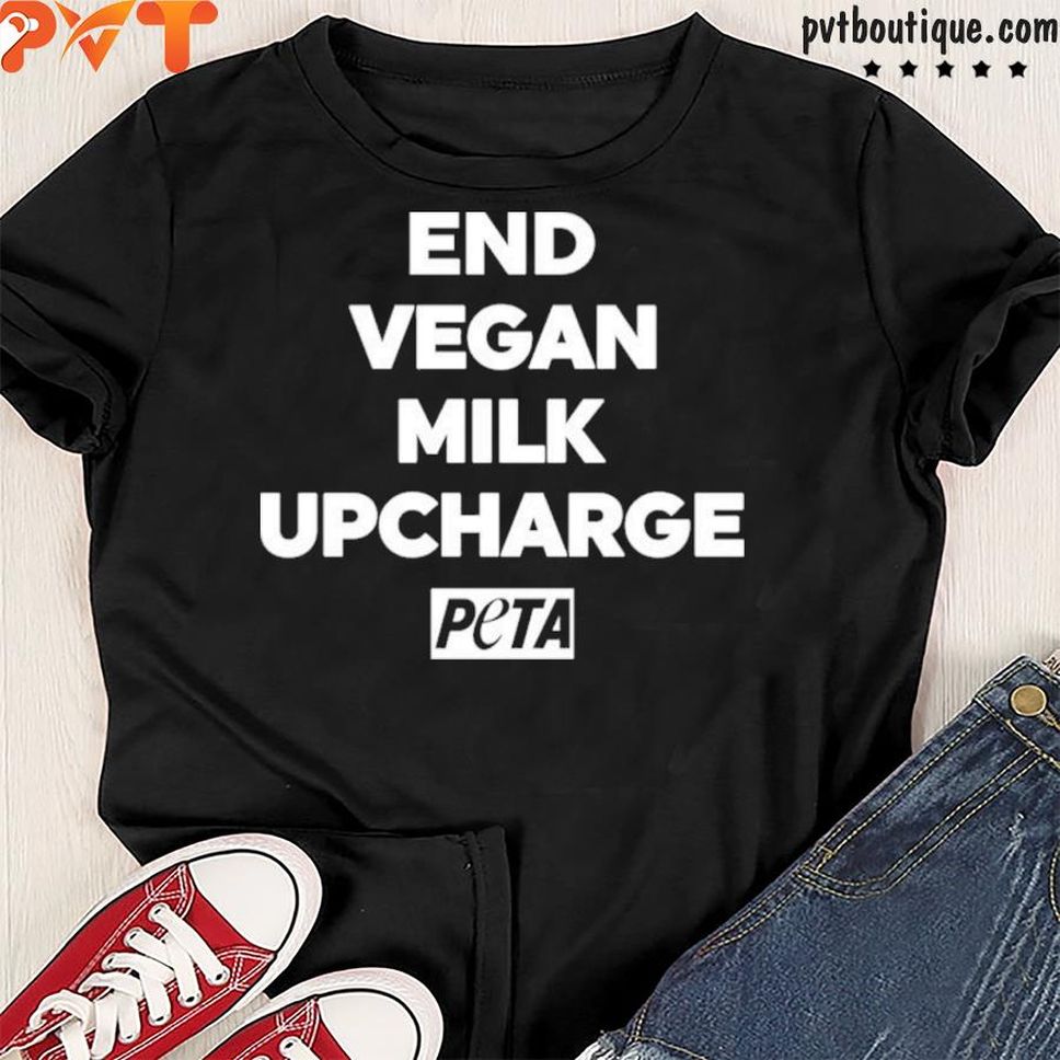 Peta Merch Store End Vegan Milk Upcharge Shirt