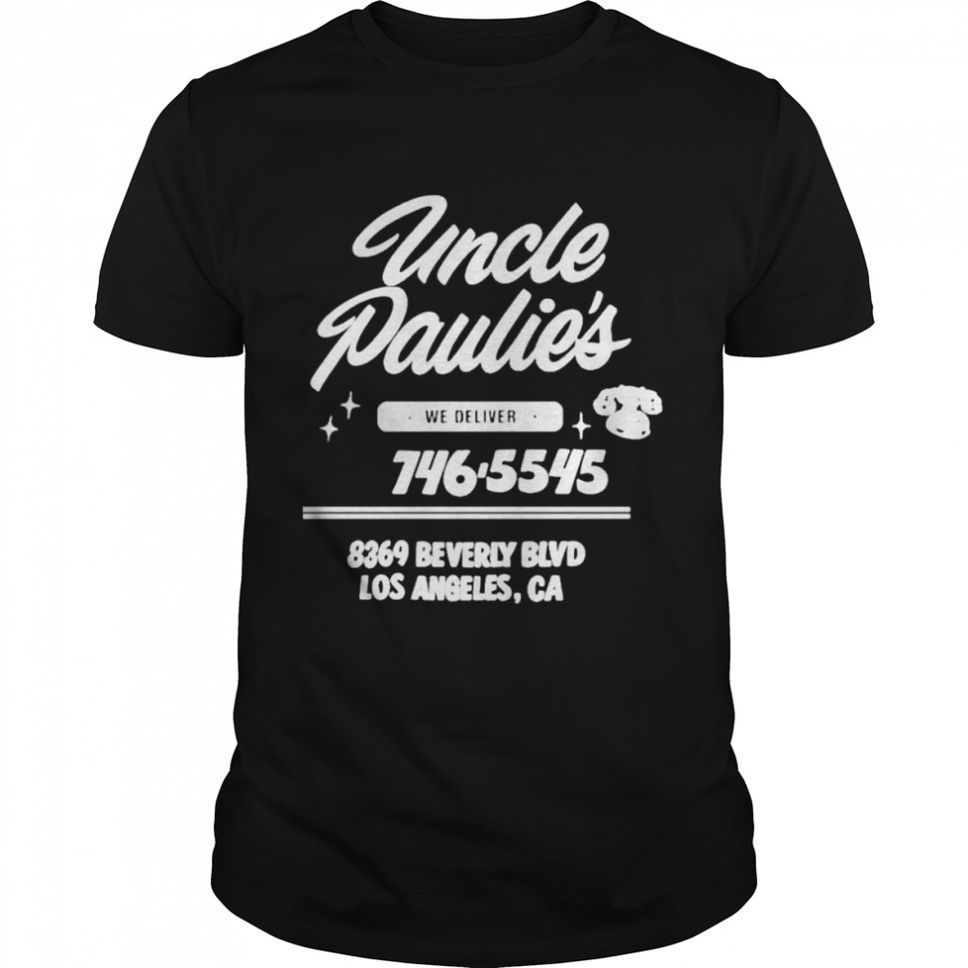 Pete davidson uncle paulies unclepauliesdelI shirt
