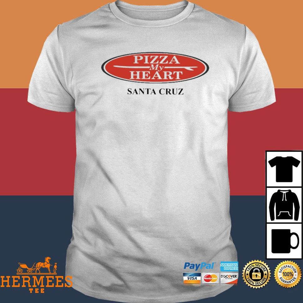 Pizza My Heart Santa Cruz Logo T Shirt