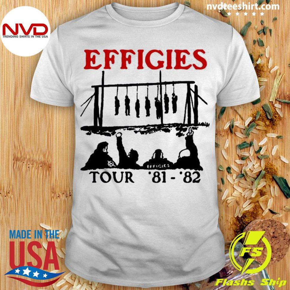 Punkrock History Effigies Tour 81 82 Shirt