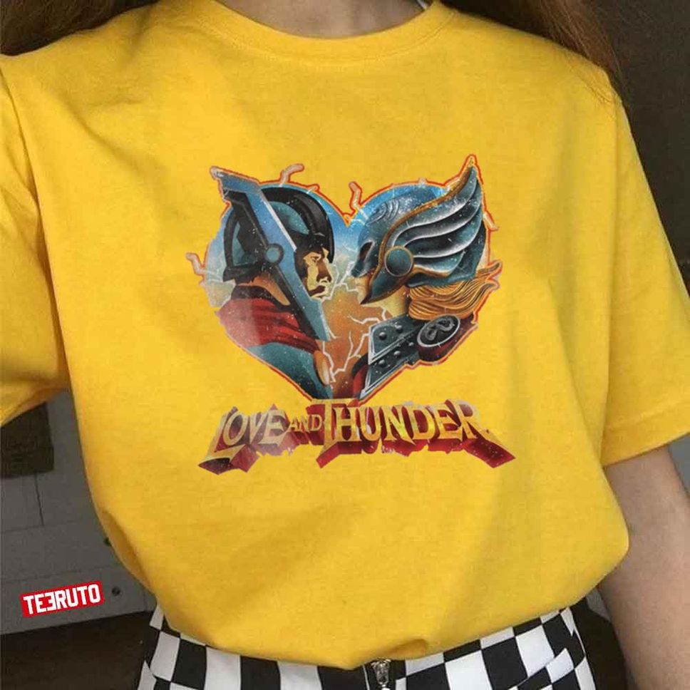 Retro Marvel Thor Love And Thunder Inspired Mighty Thor Jane Foster Natalie Portman Unisex T Shirt