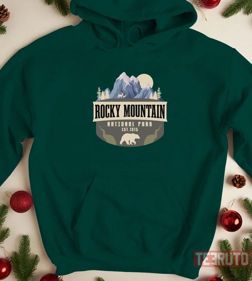 Rocky Mountain National Park Camping And Hiking Unisex Hoodie