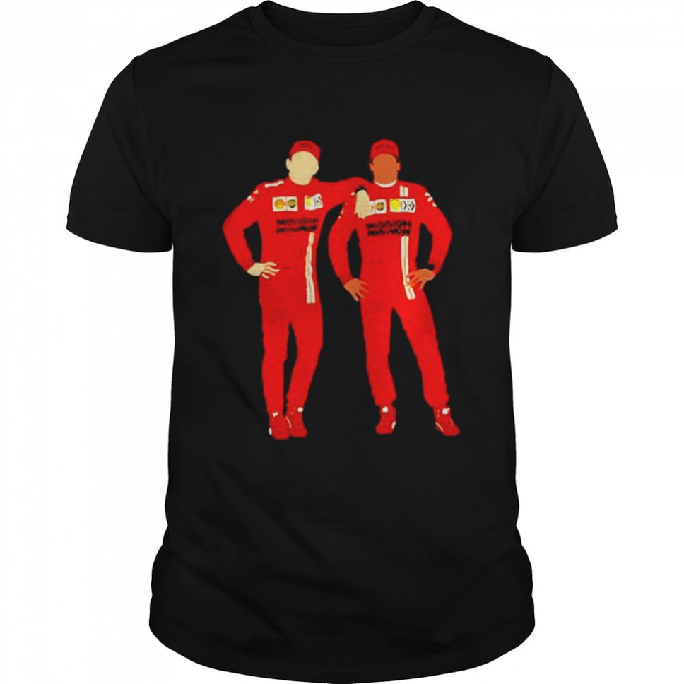 Sainz and Leclerc F1 shirt