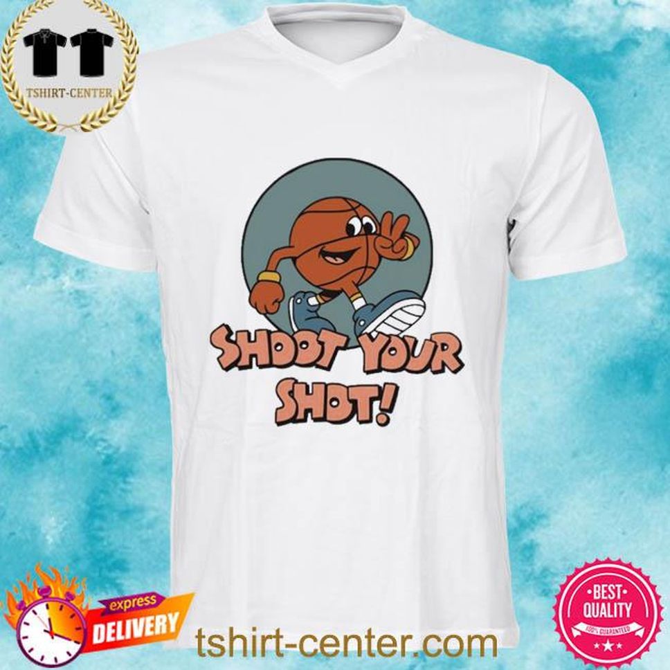 Shoot Your Shot A Little Basketball Man Public Announcement Shirt