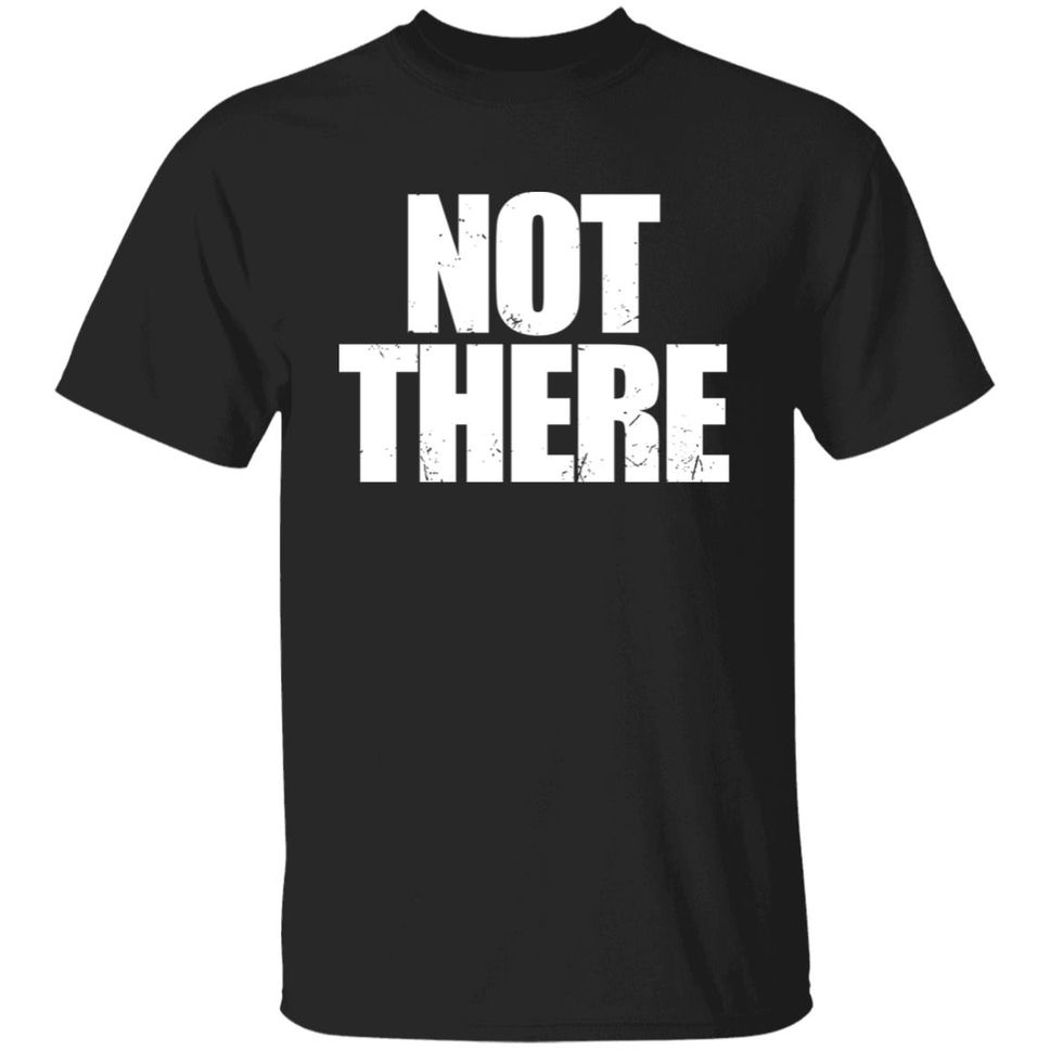 Shop AEW Pro Wrestling Tees Not There Silver Edition Shirt