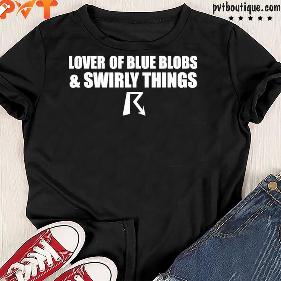 Shop ryan hall lover of blue blobs and swirly things shirt