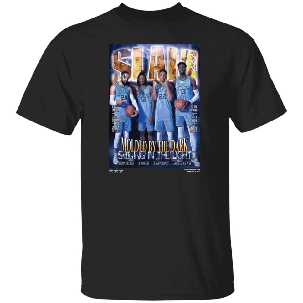 Slam Goods Store Merch Slam Cover Tee Memphis Grizzlies Slam 238 Shirt