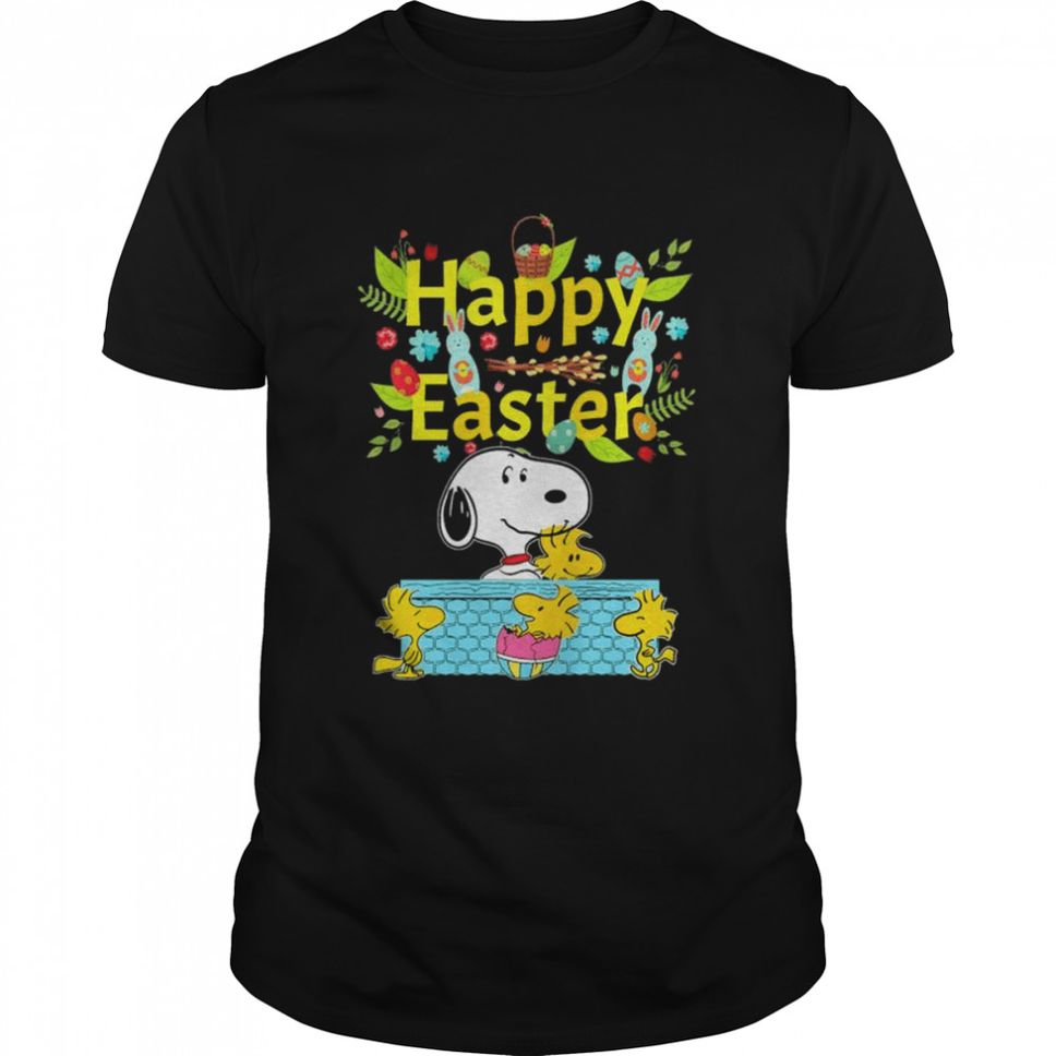 Snoopy and Woodstock happy easter 2022 shirt
