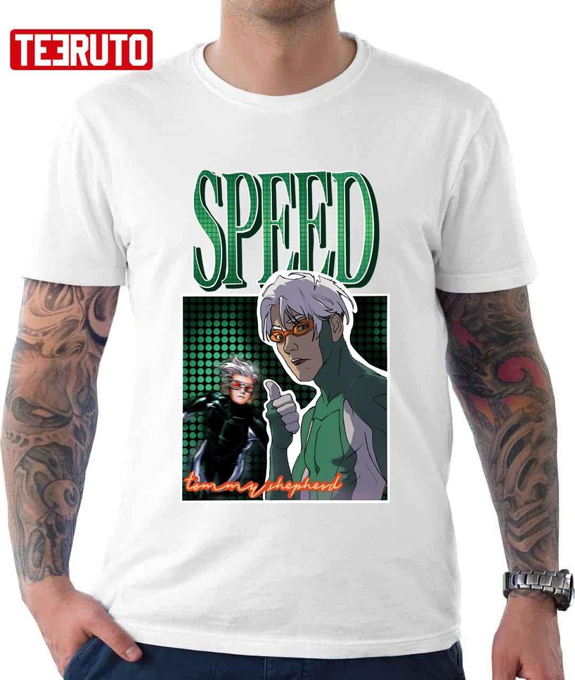 Speed Tommy Shepherd Vintage Comic 90s Homage Unisex T Shirt