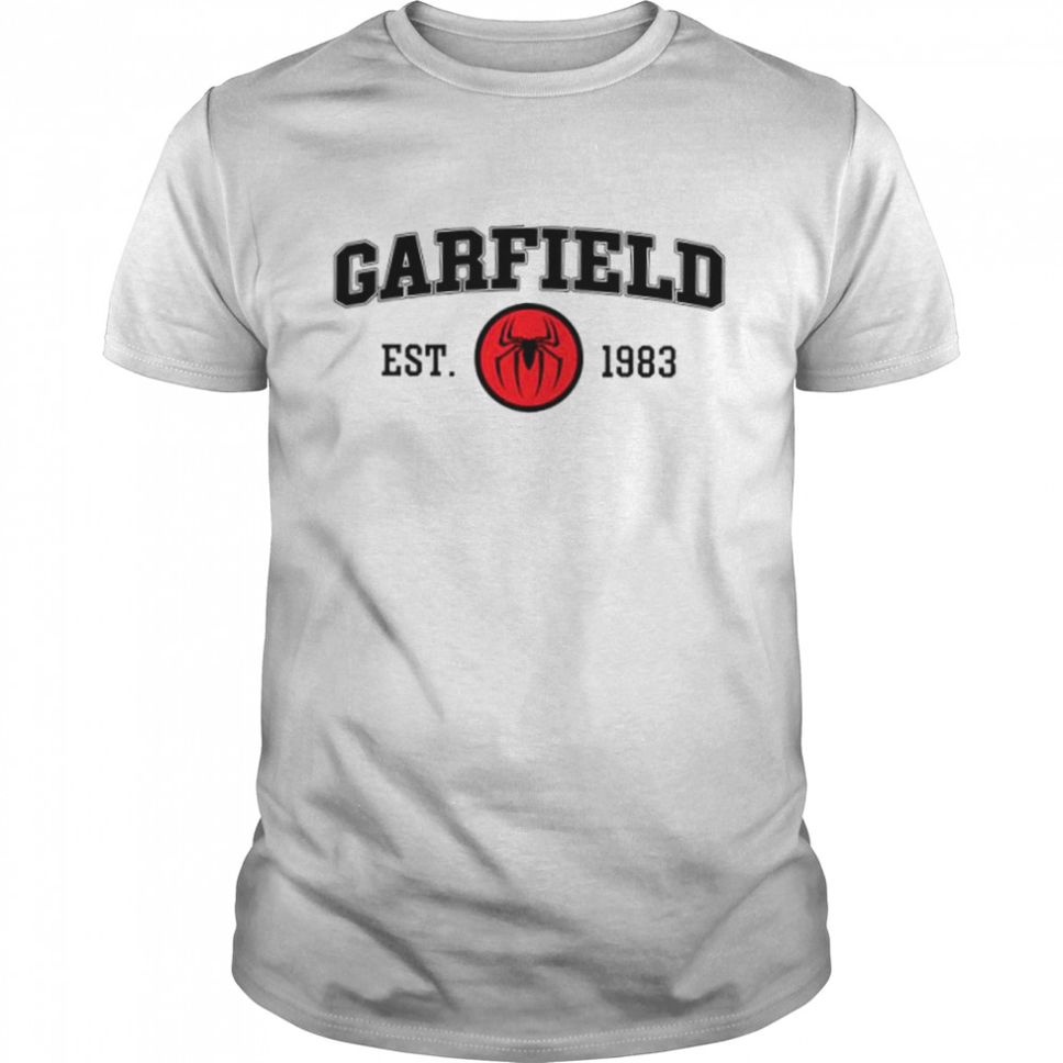 Spider Man garfield est 1983 shirt