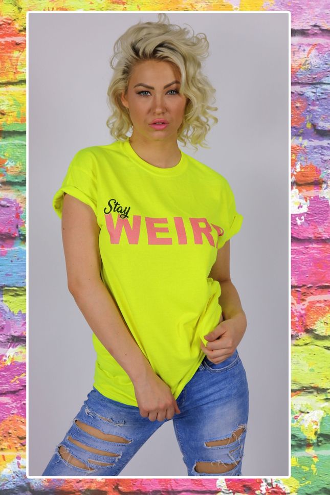 Stay Weird Just Be You Fashion Cool Graphic Unisex TShirt WX92