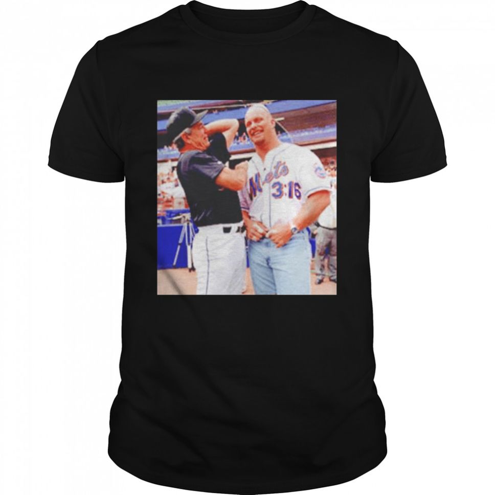 Stone Cold and Steve Austin Mets Jersey Tshirt