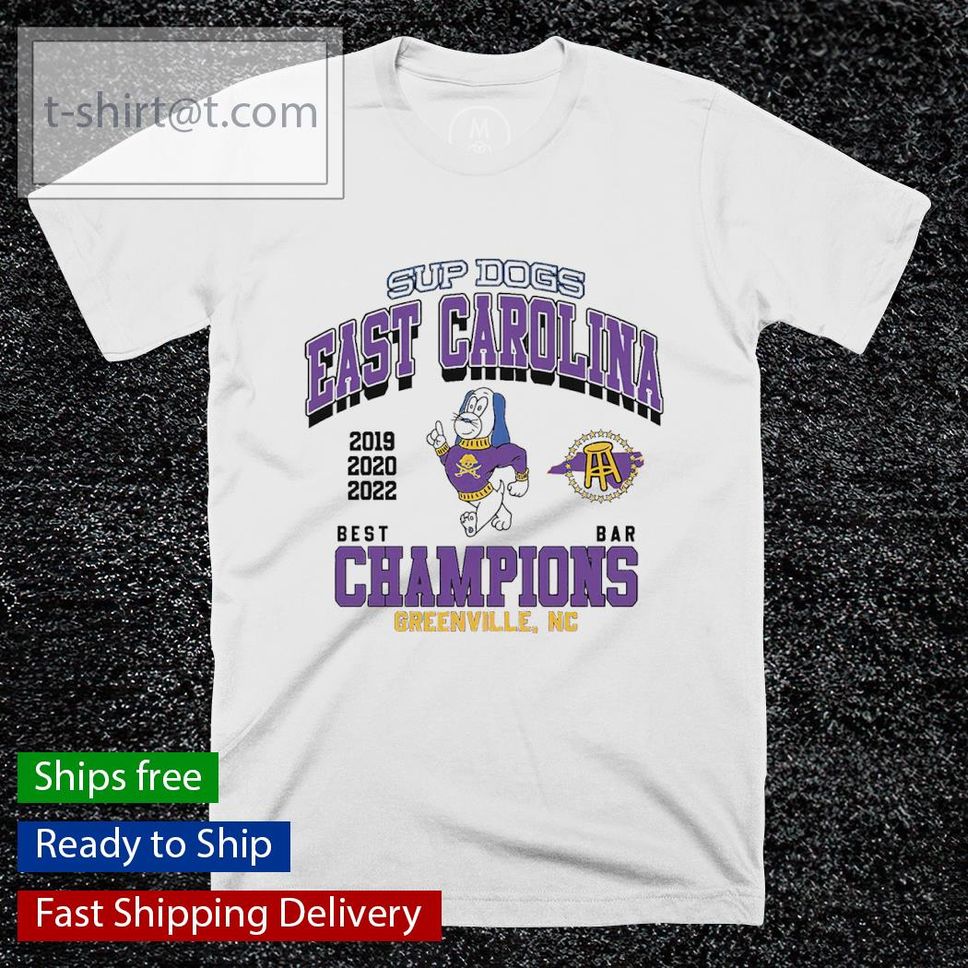 Sup Dogs East Carolina Champions shirt