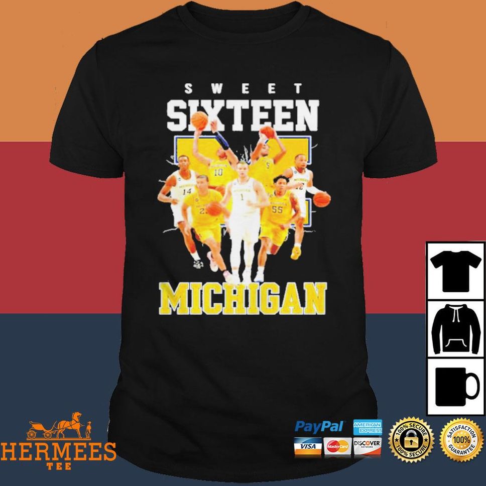 Sweet Sixteen Michigan Volverines Tshirt