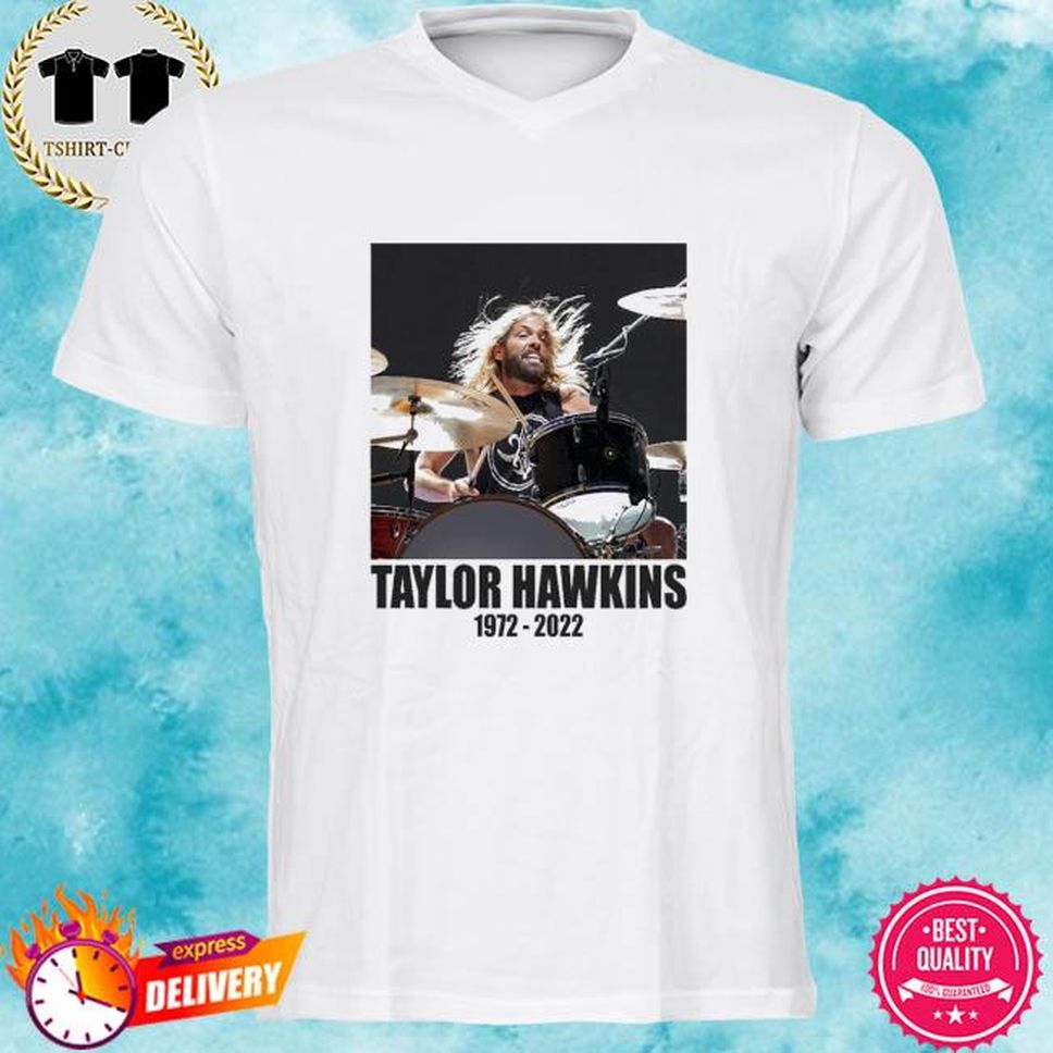 Taylor Hawkins 1972 2022 Shirt RIP Foo Fighters Drummer Ceramic Shirt