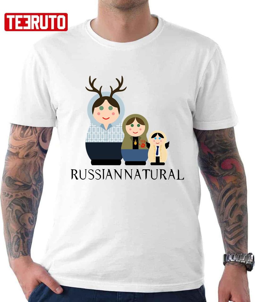 Team Russiannatural Supernatural Series Inspired Unisex TShirt