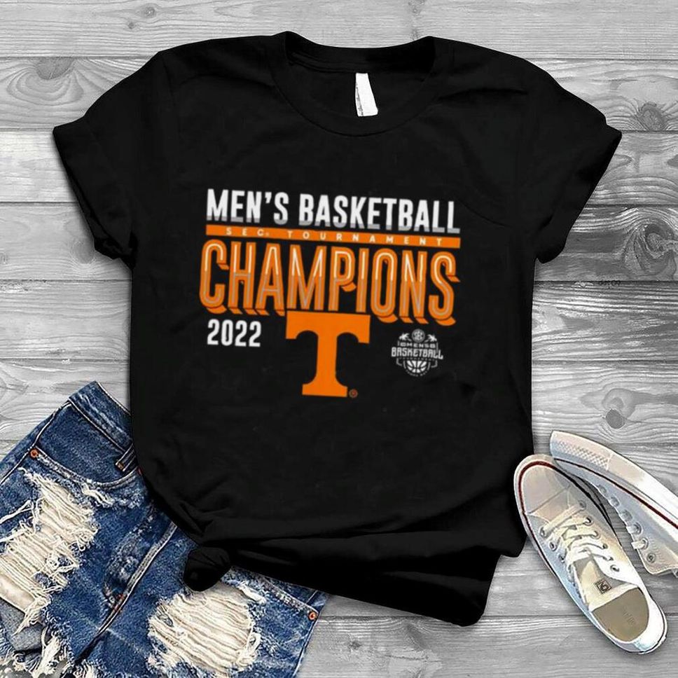 Tennessee Volunteers 2022 SEC Mens Basketball Conference Tournament Champions Locker Room T Shirt