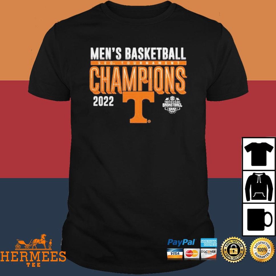 Tennessee Volunteers 2022 SEC Mens Basketball Conference Tournament Champions Locker Room TShirt