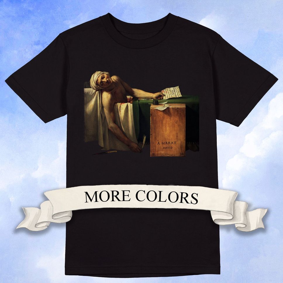The Death of Marat tshirt French Revolution shirt