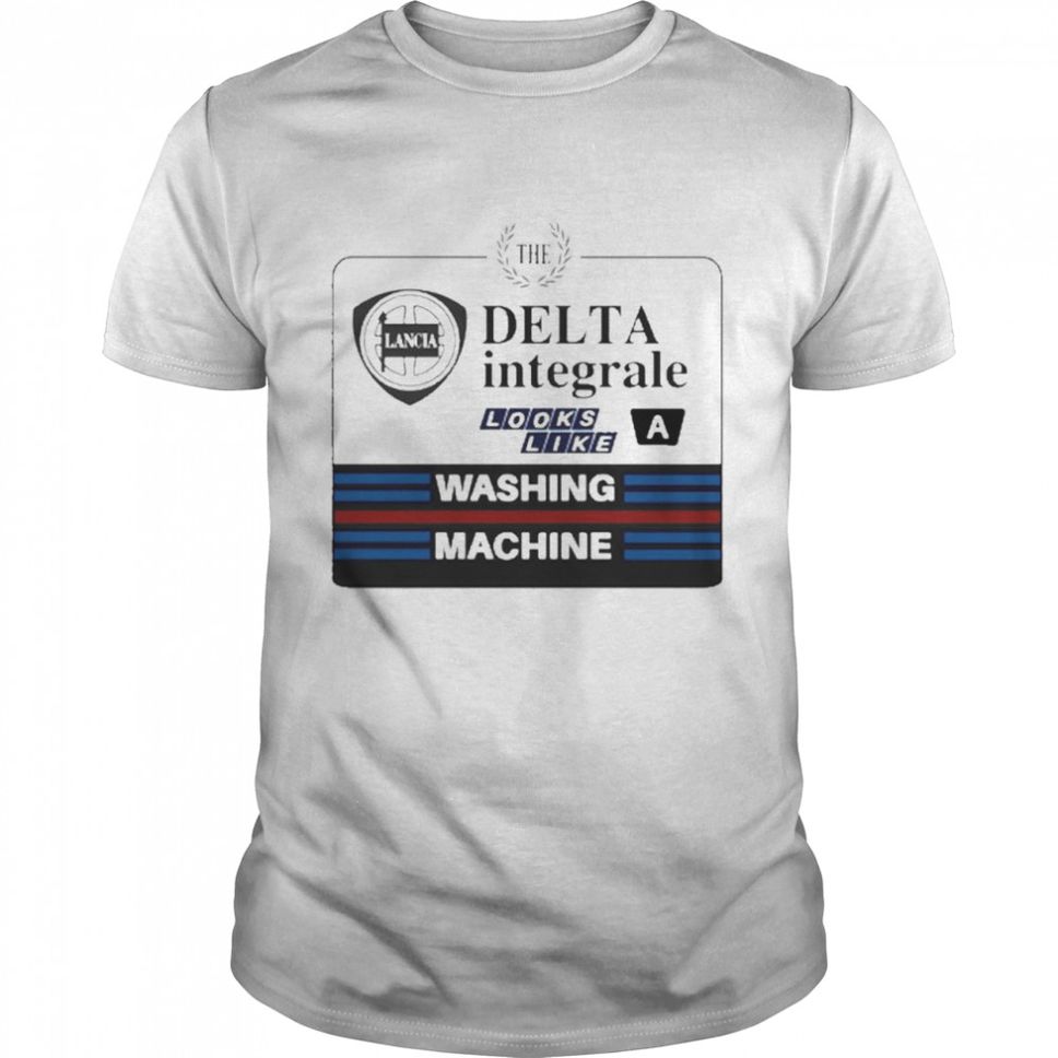 The Delta Integrale Looks Like A Washing Machine Shirt