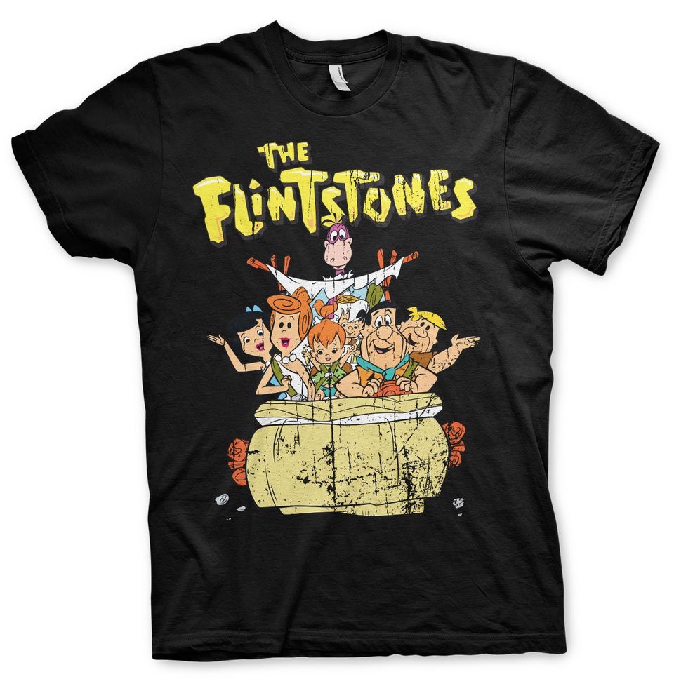 The Flintstones Fred Flintstone Family Official Tee TShirt Mens Unisex