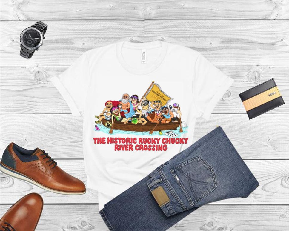 The history rucky chucky river crossing shirt