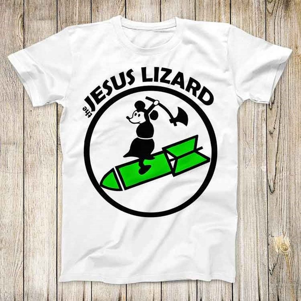 The Jesus Lizard Tee Mouse Retro Rock Punk Super Cool Top Gift Vintage Men Women T Shirt 2652