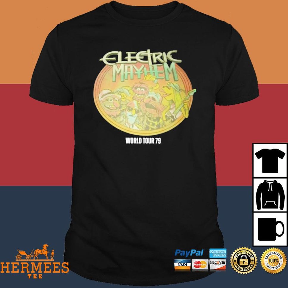 The Muppets Electric Mayhem World Tour 79 T Shirt