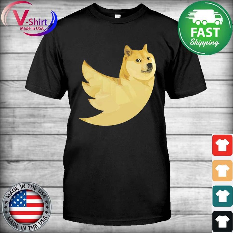 The New Twitter Logo Dogecoin ElonMusk Shirt